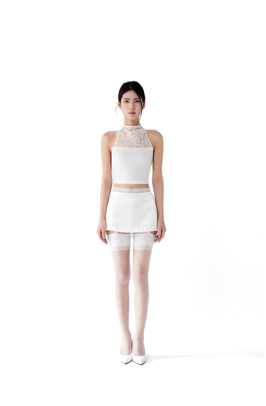 TOP WITH LACE PANELS