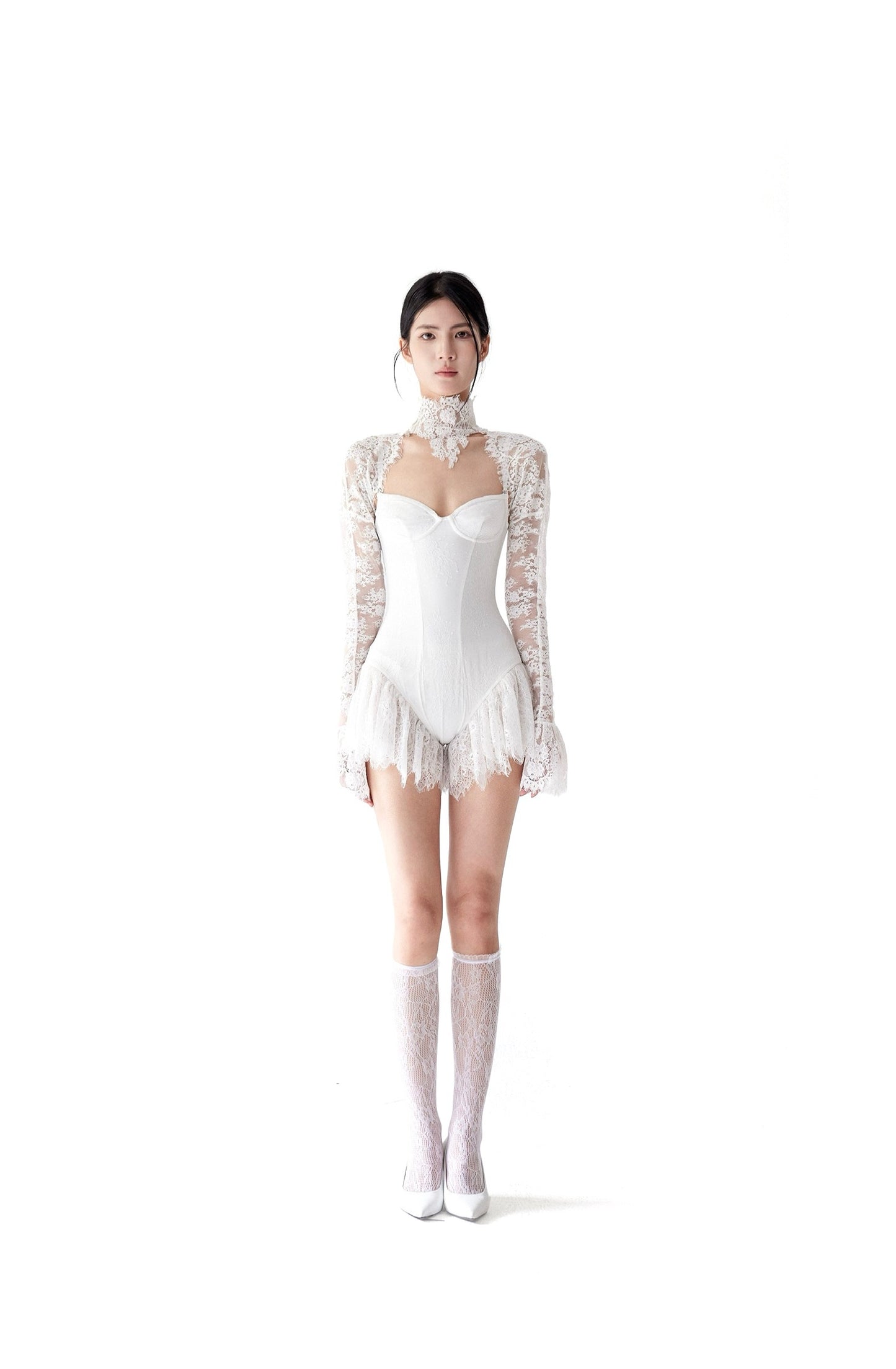 LACE MULTI-WAY DRESS/ SWIMSUIT