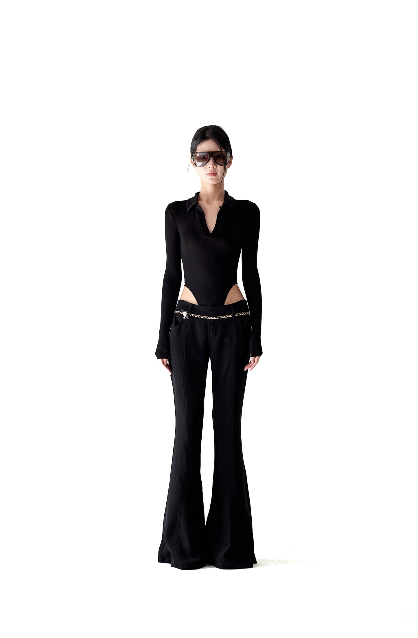 LOW-RISE BOOTCUT PANT