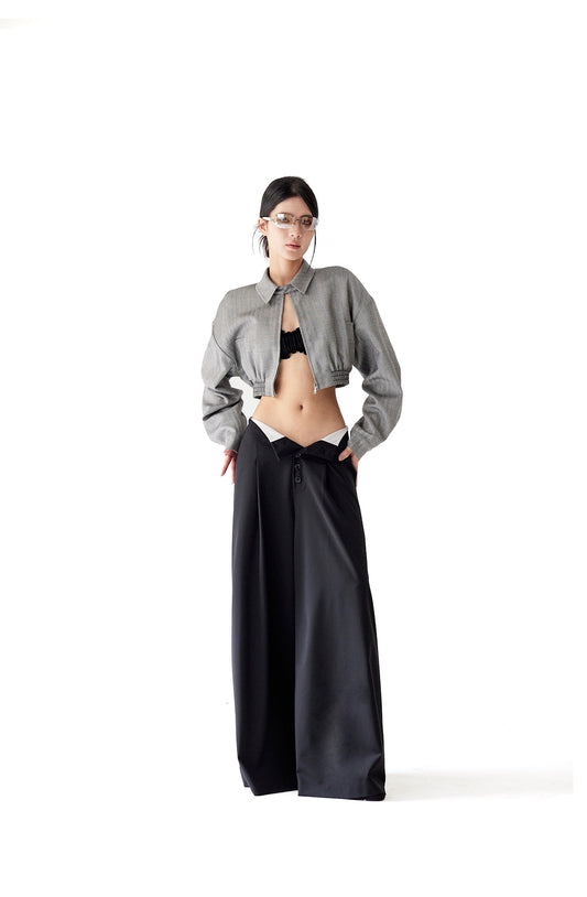 LAPEL BOMBER JACKET