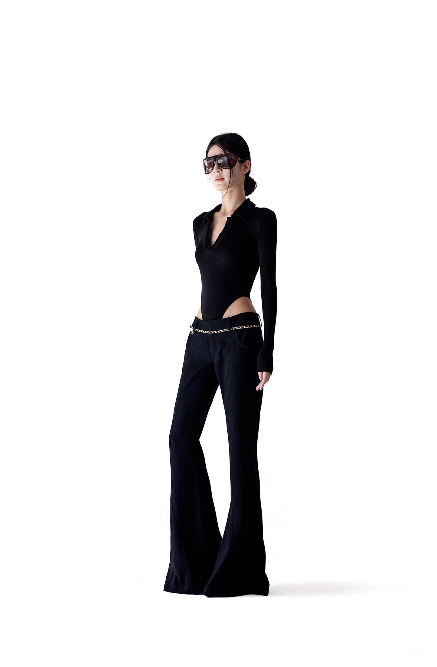 LOW-RISE BOOTCUT PANT