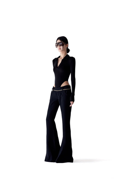 LOW-RISE BOOTCUT PANT