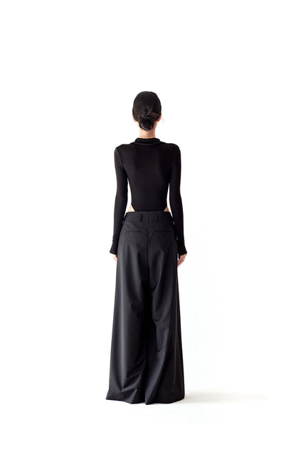 POLO-NECK JUMPSUIT