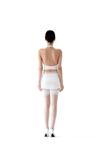 TOP WITH LACE PANELS