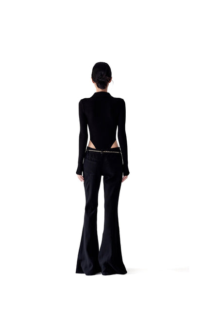 LOW-RISE BOOTCUT PANT