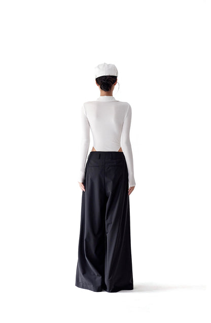 POLO-NECK JUMPSUIT