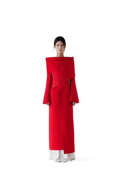 MULTI-WEAR ONE-PIECE SCARF COAT