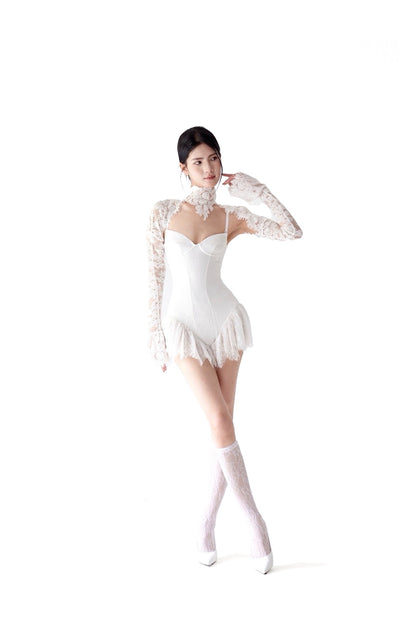LACE MULTI-WAY DRESS/ SWIMSUIT