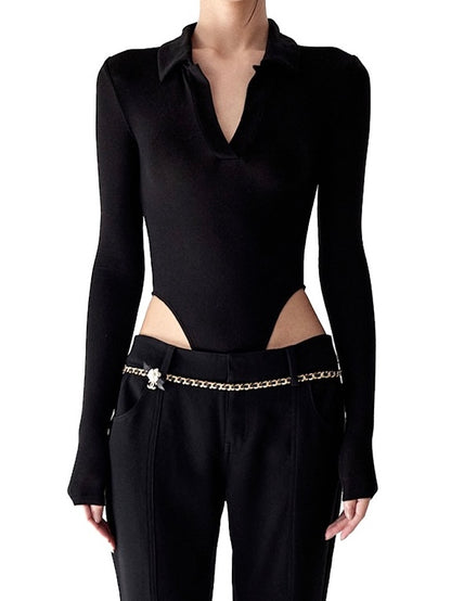 POLO-NECK JUMPSUIT