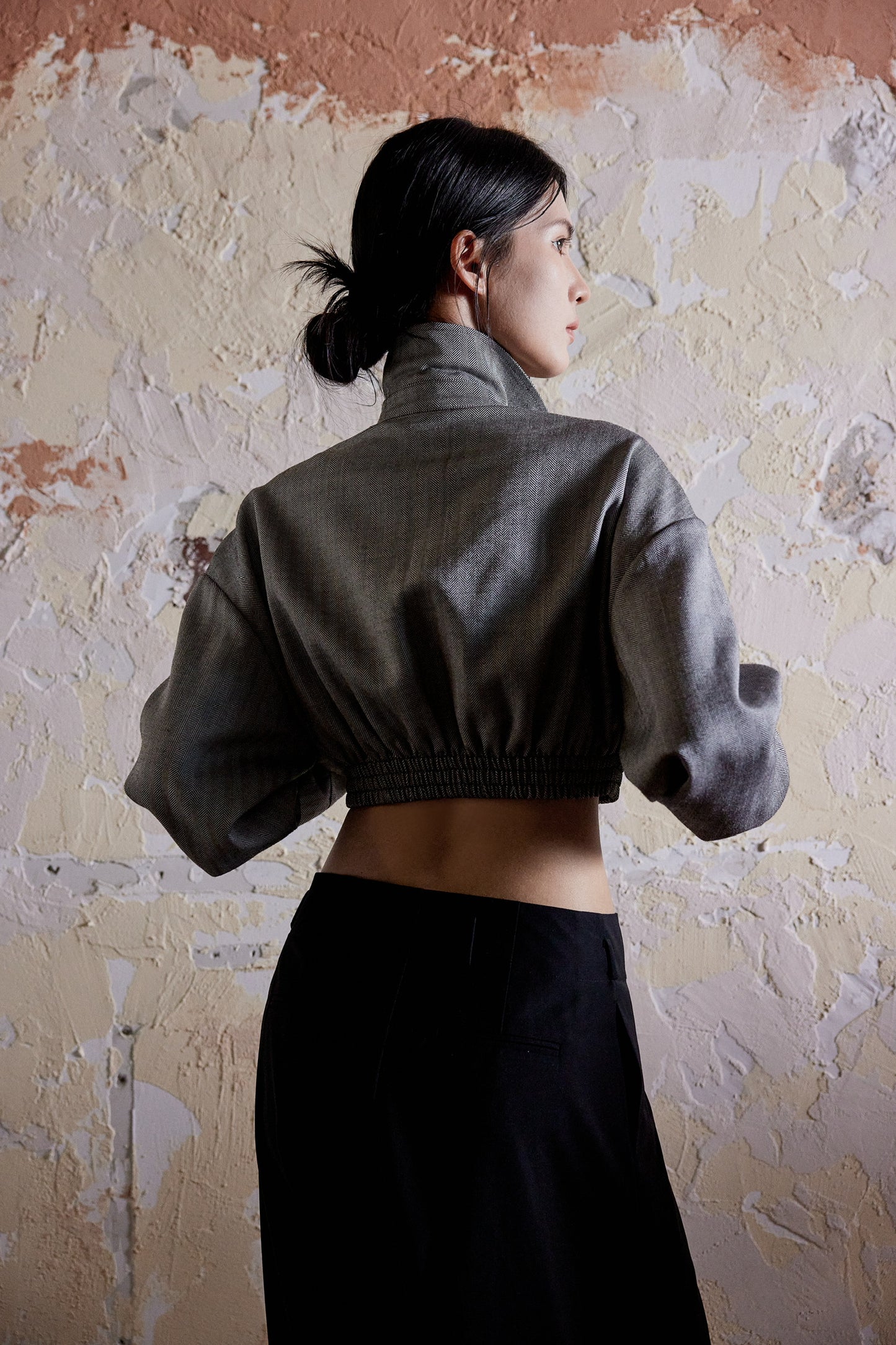 LAPEL BOMBER JACKET