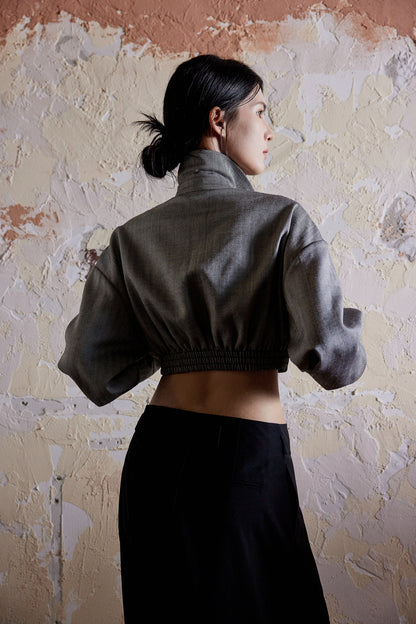 LAPEL BOMBER JACKET