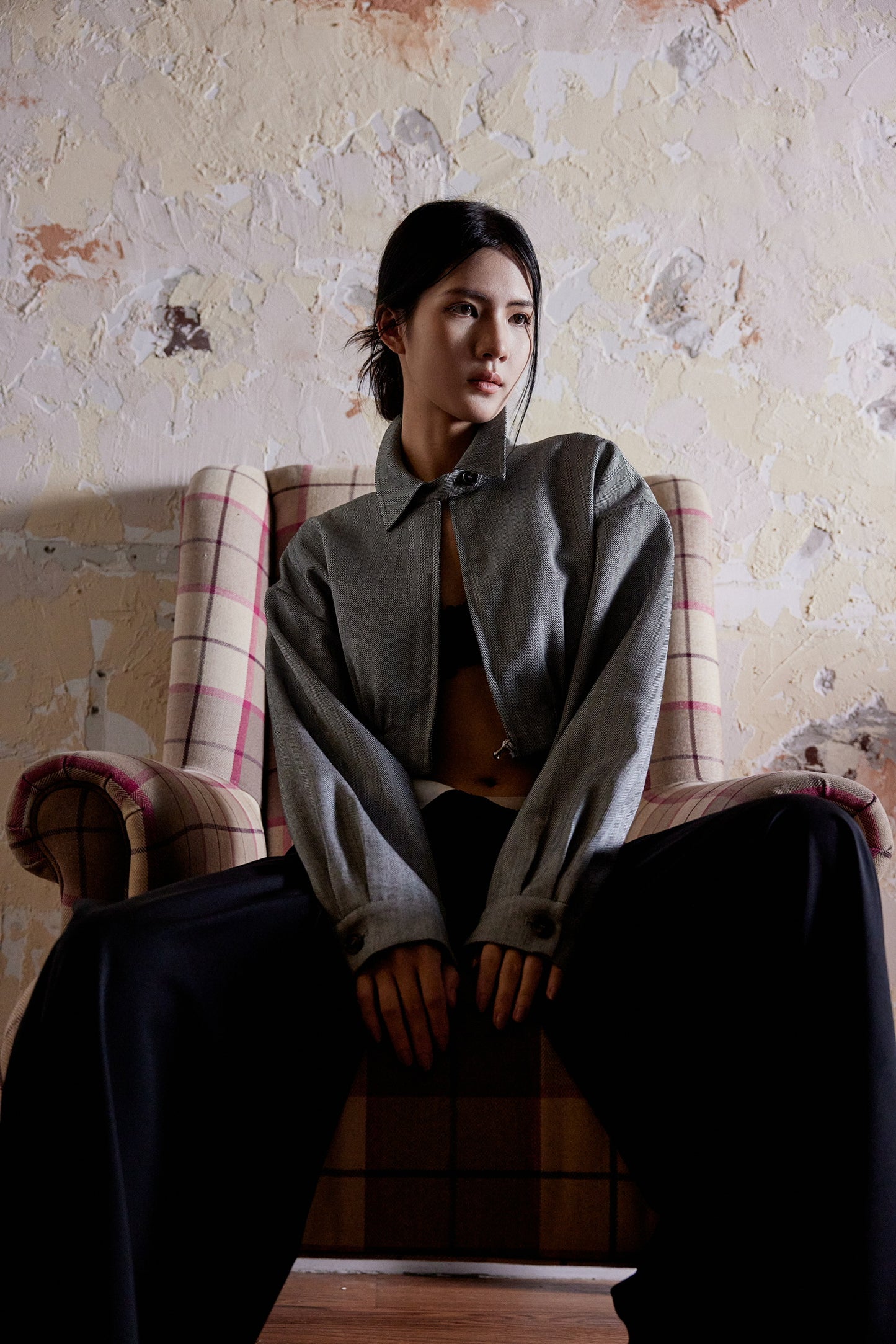 LAPEL BOMBER JACKET