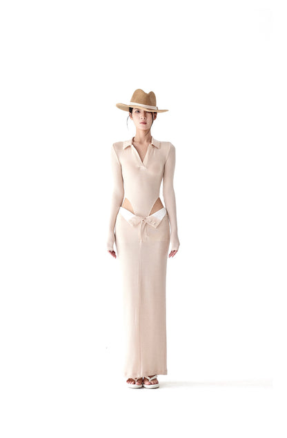 POLO-NECK JUMPSUIT
